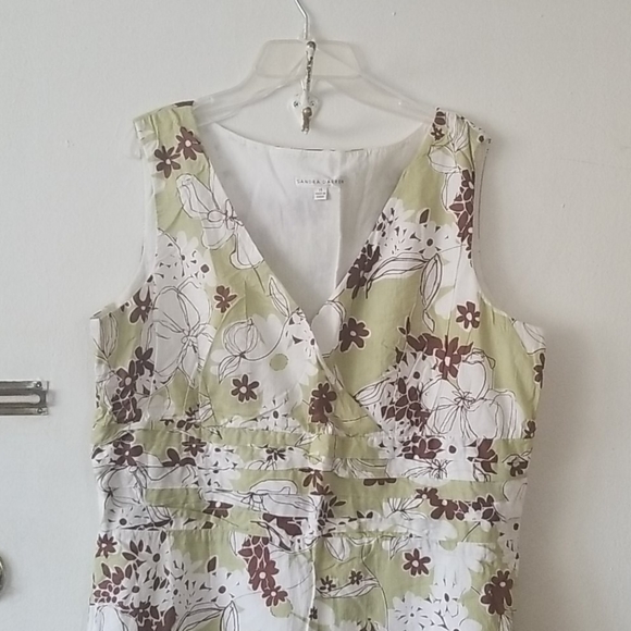 Sandra Darren tea dress, size 14 - Picture 3 of 7